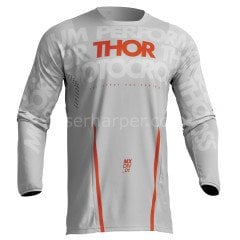 PULSE MONO LIGHT GRAY ORANGE JERSEY