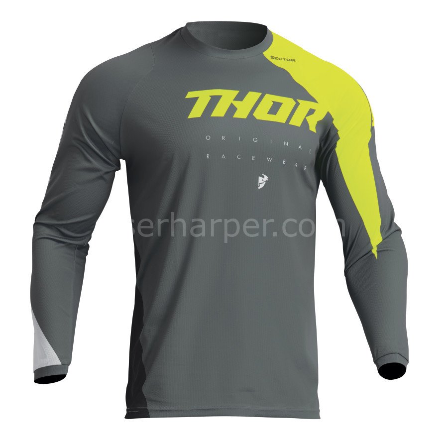 SECTOR EDGE DARK GRAY ACID JERSEY