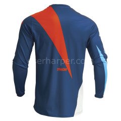 SECTOR EDGE NAVY RED ORANGE JERSEY