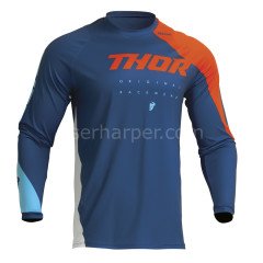 SECTOR EDGE NAVY RED ORANGE JERSEY