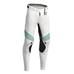PRIME TECH WHITE TEAL PANT
