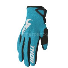 WOMEN'S AQUA VINTAGE WHITE GLOVE
