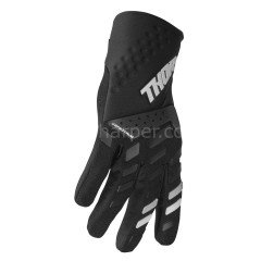 WOMEN'S SPECTRUM BLACK WHITE GLOVE