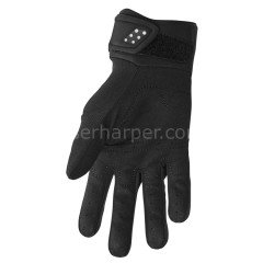 WOMEN'S SPECTRUM BLACK WHITE GLOVE