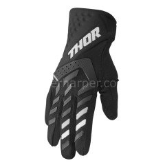 WOMEN'S SPECTRUM BLACK WHITE GLOVE