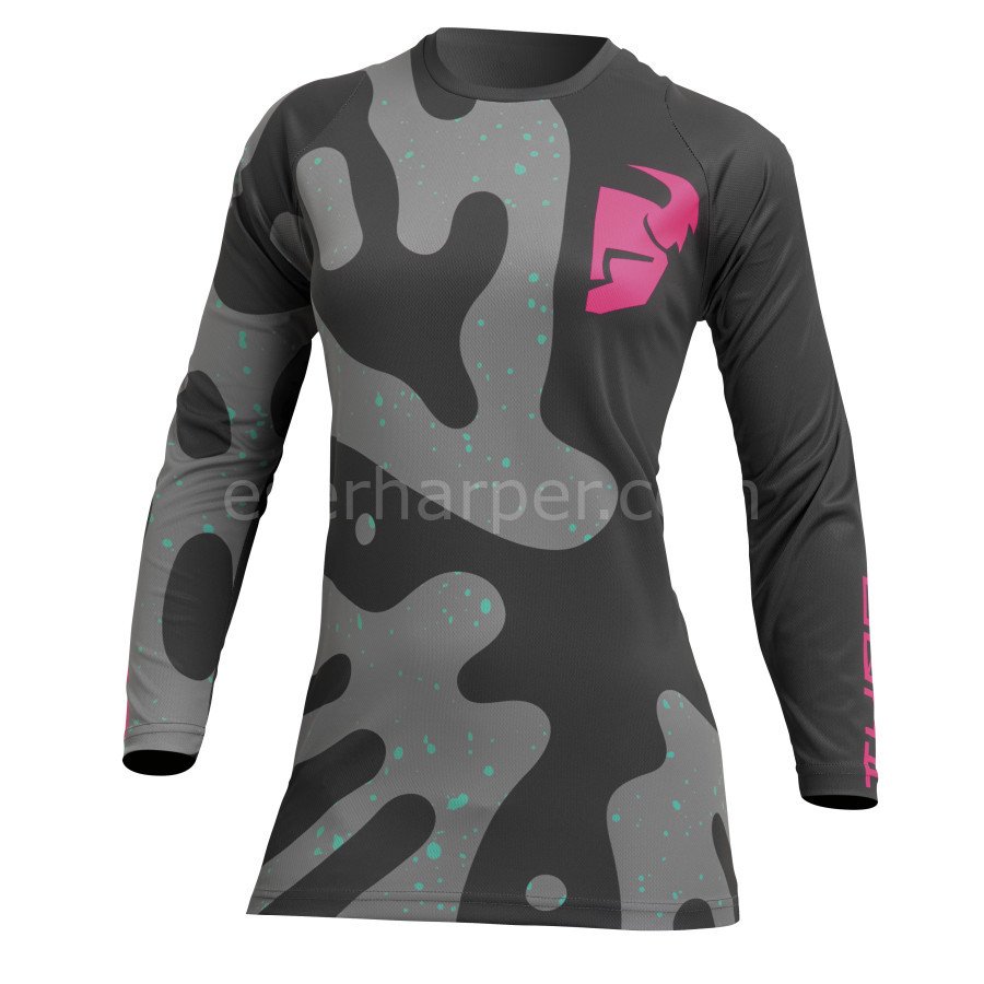 WOMEN'S SECTOR DISGUISE GRAY FLO PINK JERSEY