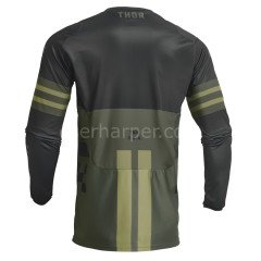 YOUTH PULSE COMBAT ARMY BLACK JERSEY