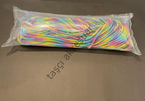 Kristal Taşlı Hortum 50mt.Gökkuşağı