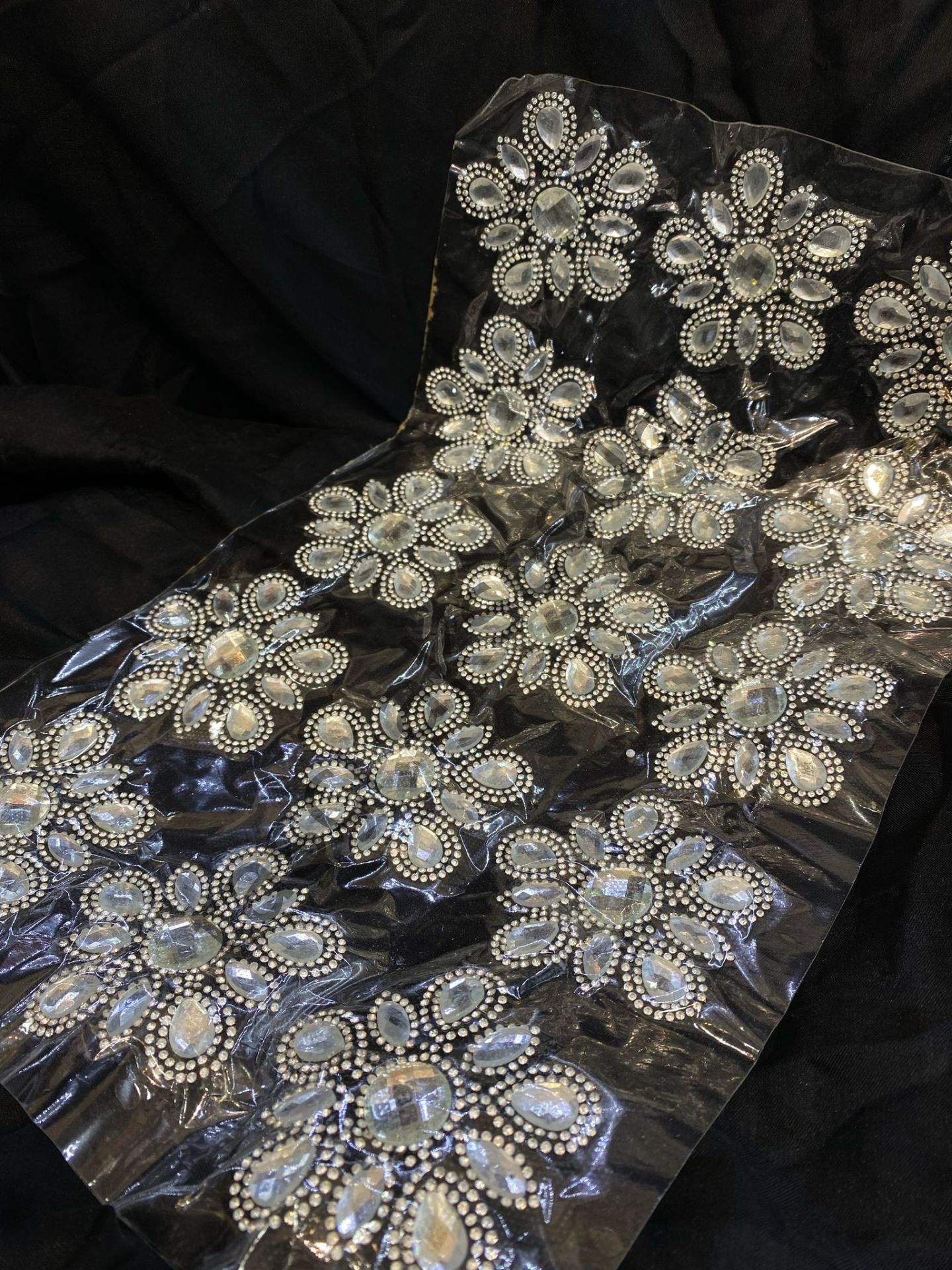 Kristal Taşlı Çiçek (15adet)