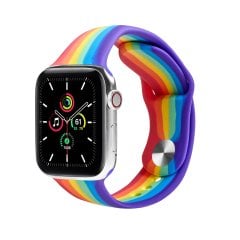 Apple Watch Raınbow Silikon Kordon