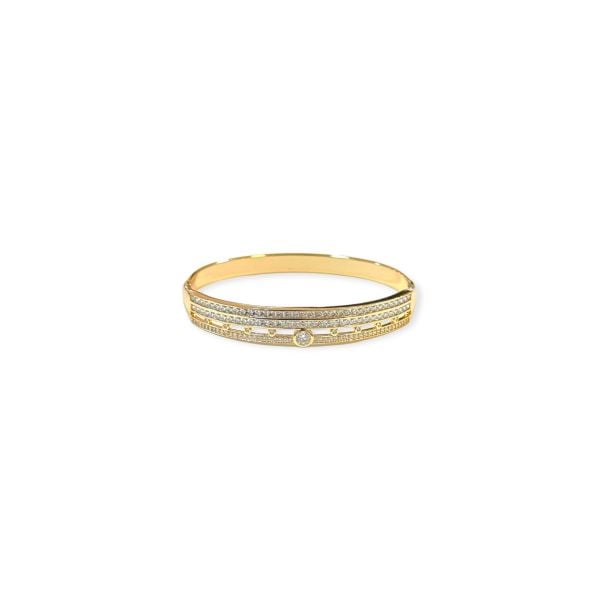 Rose Gold Meloni Xpng Çelik Kelepçe Bilezik