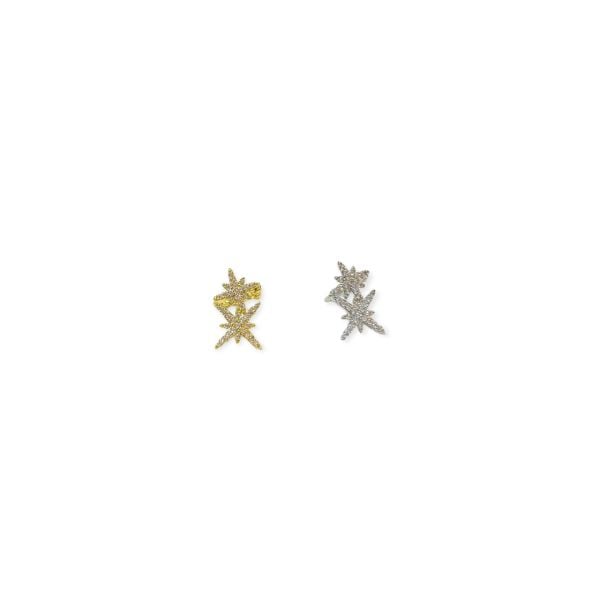 Kutup Yıldızı Earcuff Kıkırdak Küpe