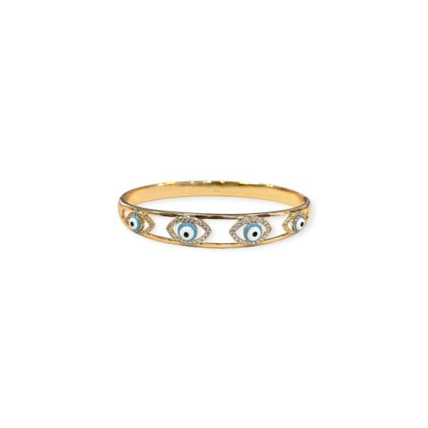Xpng Rose Gold Gözler Çelik Kelepçe Bilezik