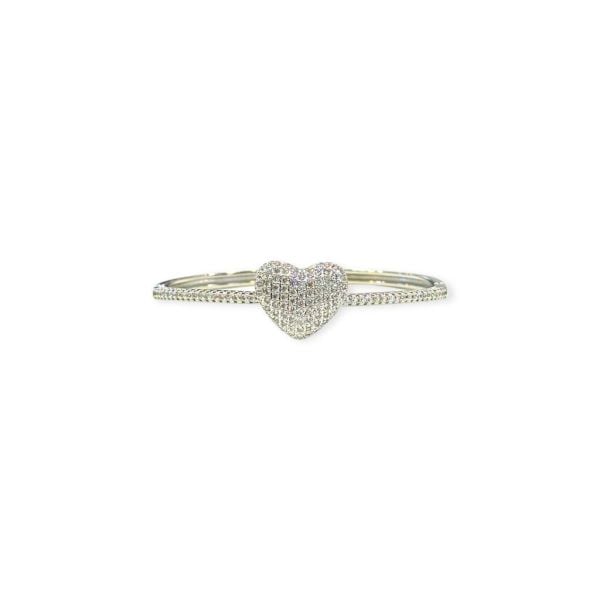 Diamonds Kalp Kelepçe Bilezik