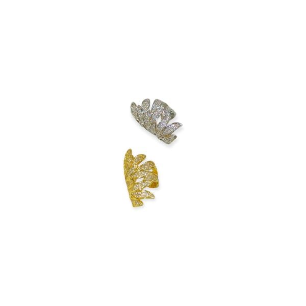 Melek Kanadı Taşlı Earcuff Kıkırdak Küpe