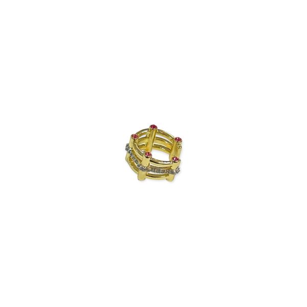 Baget Pembe Taşlı Earcuff Kıkırdak Küpe