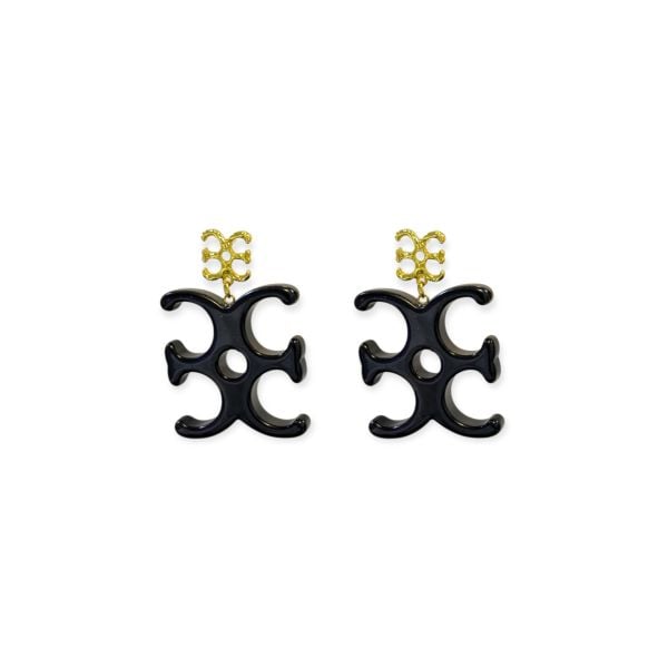 Siyah Logo Küpe