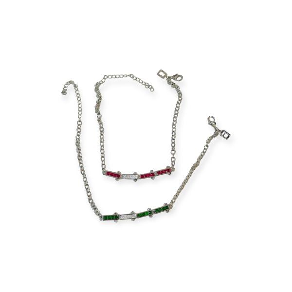 Baget Silver Taşlı Bileklik