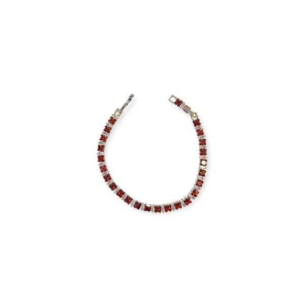 Xpng Silver Bordo Su Yolu Çelik Bileklik