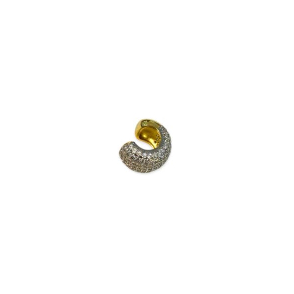 Mega Taşlı Earcuff Kıkırdak Küpe