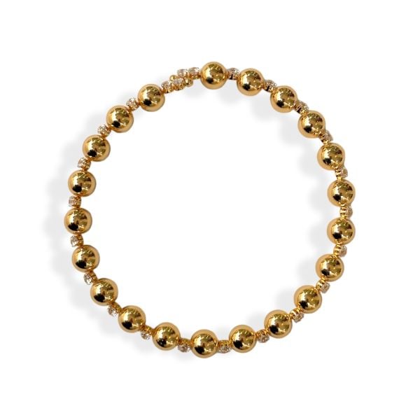 Topçuk Taşlı Choker Kolye