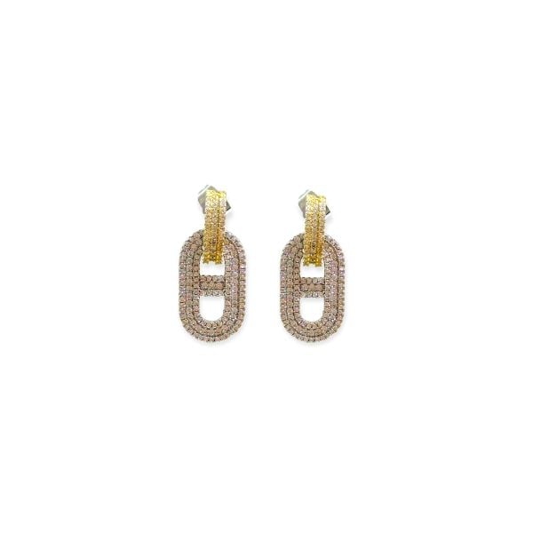 Diamonds Mix Kilit Küpe