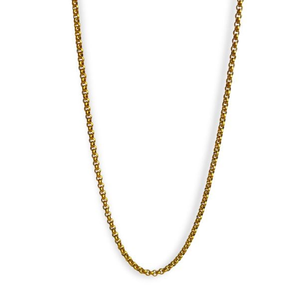 Gold Doç Çelik Zincir Kolye 60 cm