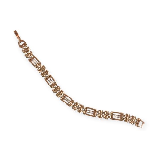 Xpng Rose Gold Karos Çelik Bileklik