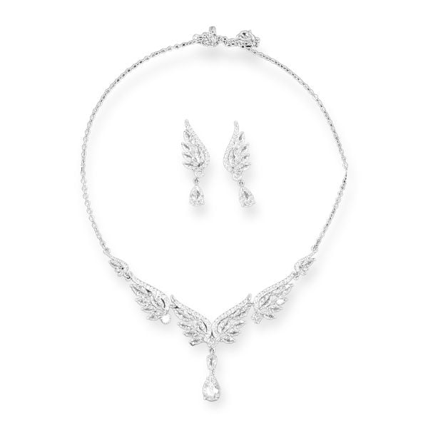 Wedding Diamonds Kolye Küpe Set