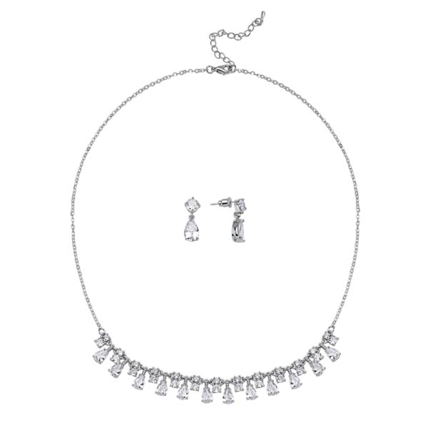 Wedding Diamonds Kolye Küpe Set