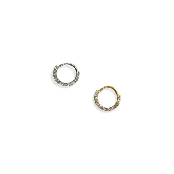 Taşlı Halka Daith Piercing 8mm