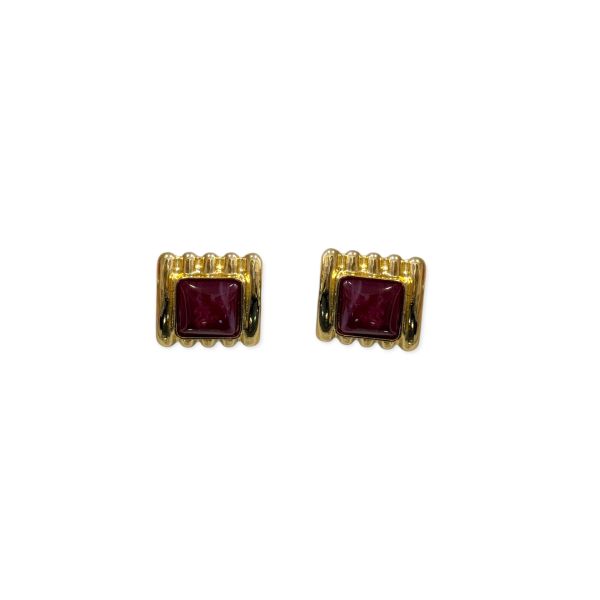 Mng Bordo Vintage Küpe