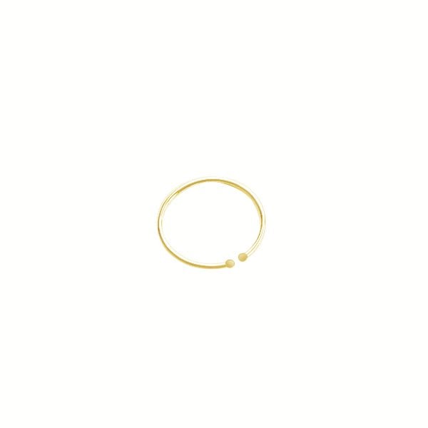 Gold Halka I Gümüş Hızma