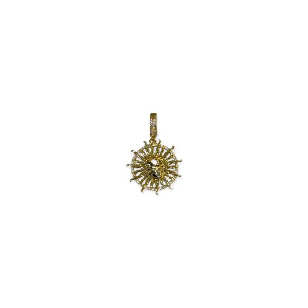 Güneş Madalyon - Kolye Ucu - Ajda Charm