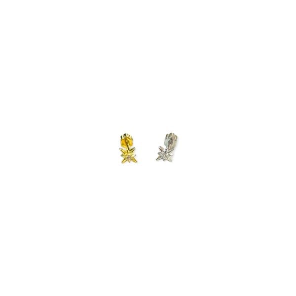 925 Ayar Gümüş Kutup Yıldızı Tragus Piercing