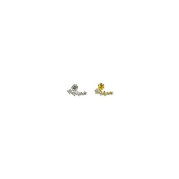 925 Ayar Gümüş Beş Taşlı Tragus Piercing