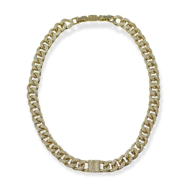 Apmmnc Diamonds Cuba Chain Kolye
