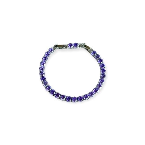 5mm Mor Su Yolu Bileklik