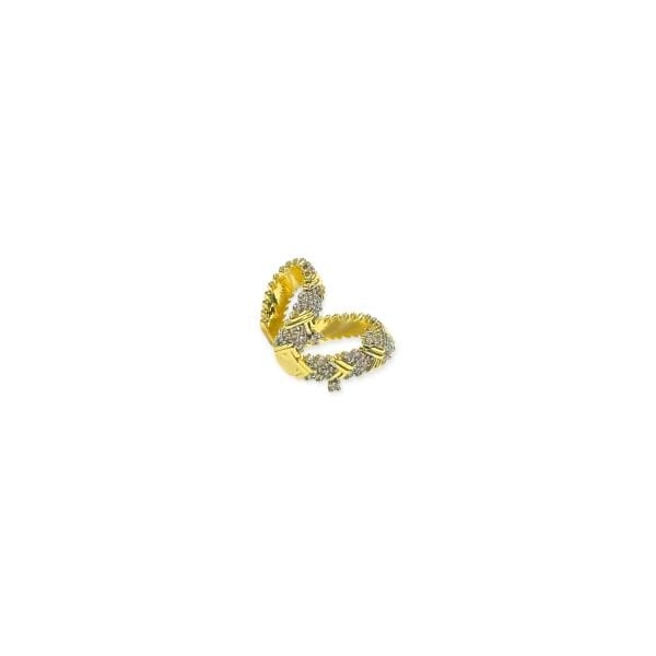 Rainbwk İkili Görünümlü Earcuff Kıkırdak Küpe