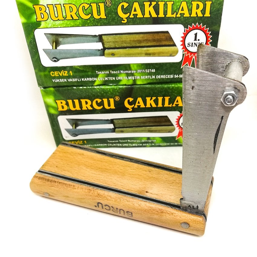 Burcu Çakıları Çift Ağızlı Ceviz Aşı Bıcağı