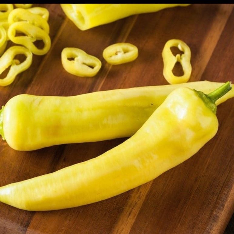 Nadir Doğal Geleneksel Yellow Hungarian Tatlı Biber Tohumu (10 Tohum)