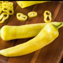 Nadir Doğal Geleneksel Yellow Hungarian Tatlı Biber Tohumu (10 Tohum)