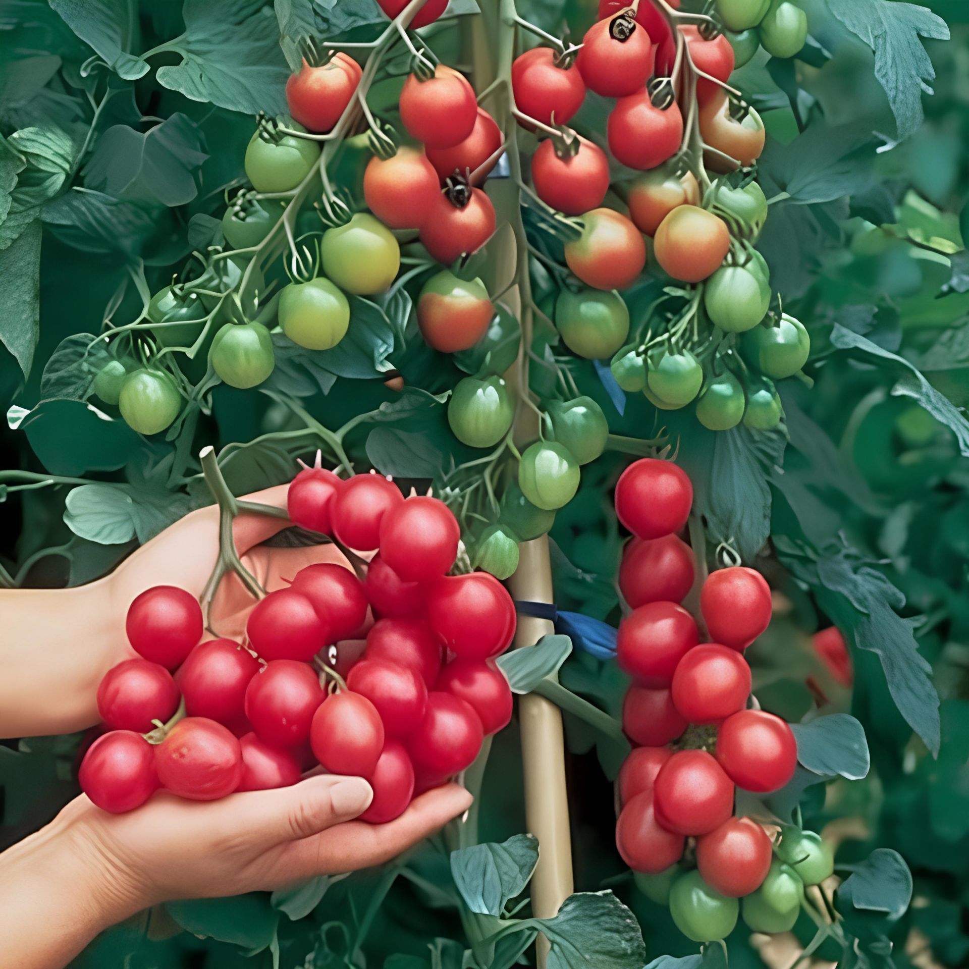 Doğal Doğal Çeri Salkım Domates Tohumu(20 tohum)