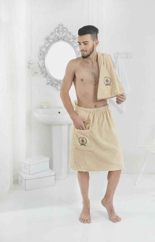 SAUNA ERKEK HAVLU SET COTTON ''PAMIR'' 1/2