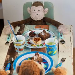 Tyrrell Katz Melamin Mama Tabağı TRAINS