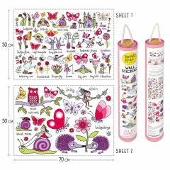 Tyrrell Katz Çocuk Odası için Dekoratif Duvar Çıkartması /Sticker SECRET GARDEN