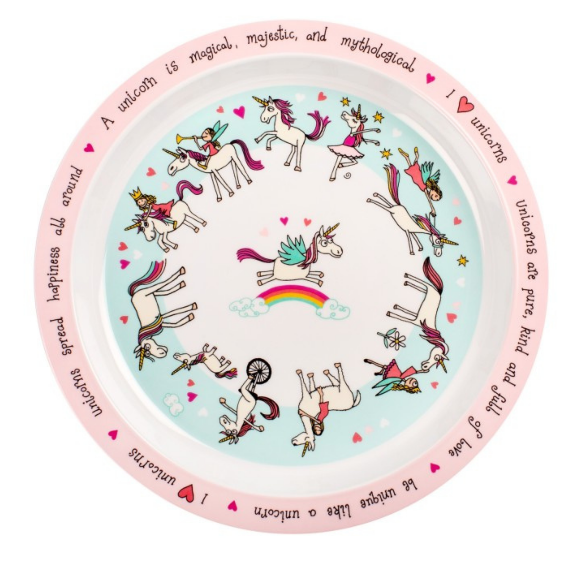 Tyrrell Katz Melamin Mama Tabağı UNICORN