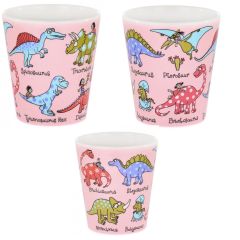 Tyrrell Katz Melamin Alıştırma Bardağı PINK DINO // PEMBE DİNOZOR