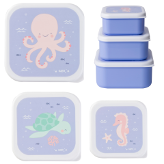 Saro 3 lü Beslenme / Atıştırma Kutusu Ocean Life