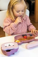 Tum Tum Kutulu Silikon Kaşık Çatal Set Betsy Bear